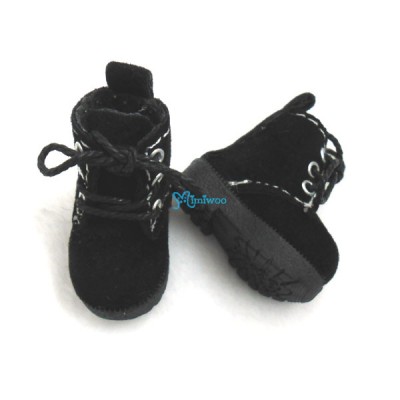SHP187BLK 1/6 Bjd Neo Blythe Momoko Doll Shoes Velvet Boots Black ~ LAST ONE ~ SHP187BLK 1/6 Bjd Neo Blythe Momoko Doll Shoes Velvet Boots Black ~ LAST ONE ~